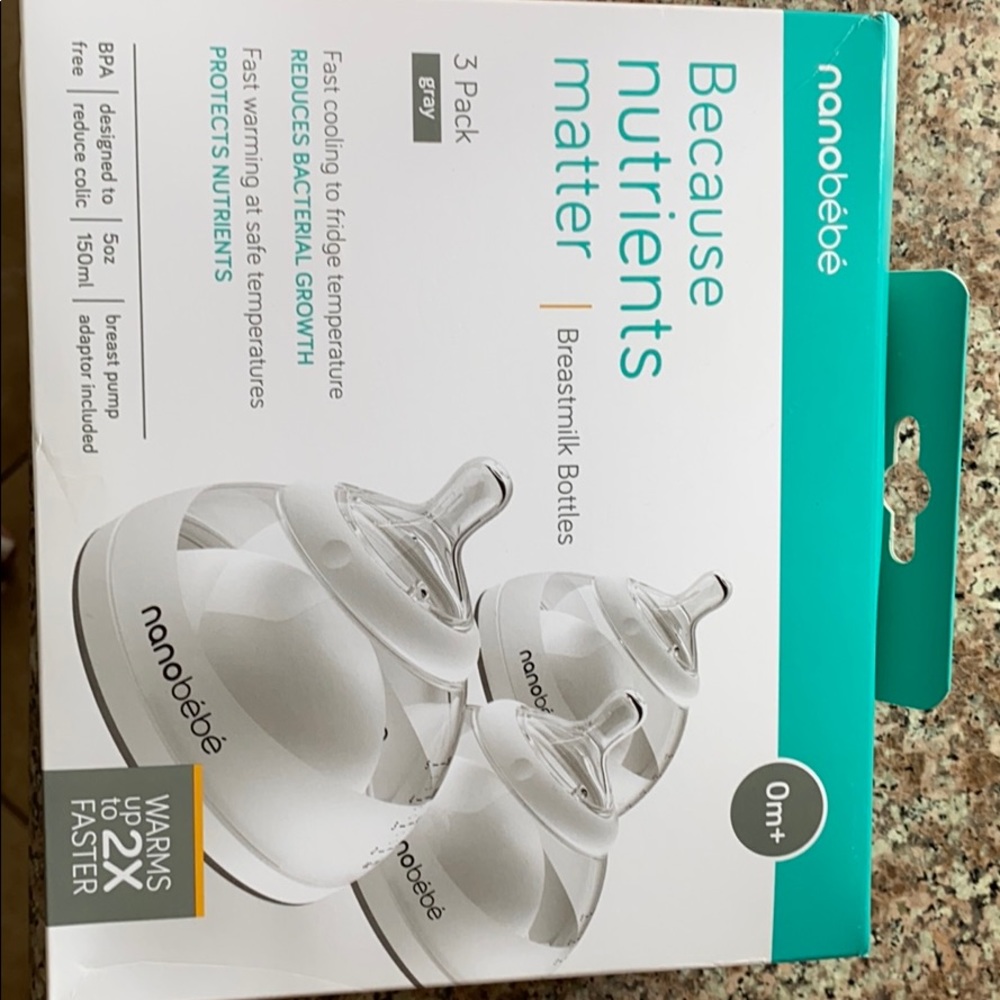 Nanobébé breast milk bottles